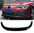 Lip spoiler μαύρο πλαστικό γυαλιστερό - Vw Golf 8 GTi